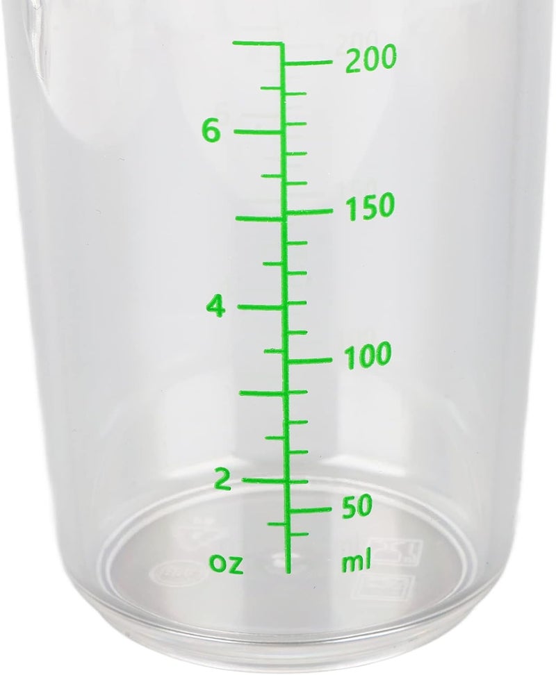 Salad Dressing Shaker, 200ml Leakproof Seal One Hand Operation Dressing Container, Kitchen Bottle with Lid for Kitchen Home (White) - Image 3