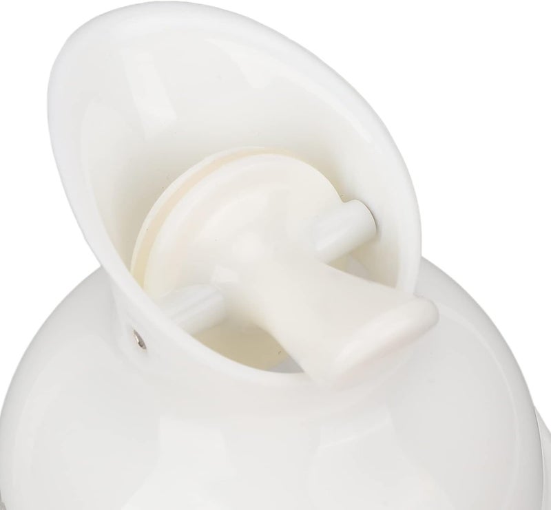 Salad Dressing Shaker, 200ml Leakproof Seal One Hand Operation Dressing Container, Kitchen Bottle with Lid for Kitchen Home (White) - Image 5