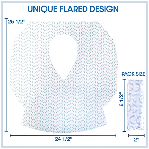 Handy Basix XL Full Coverage Disposable Toilet Seat Covers for Kids, Adults & Potty Training, Waterproof, 20 Pcs - Single Wrapped (Curves) - Image 2