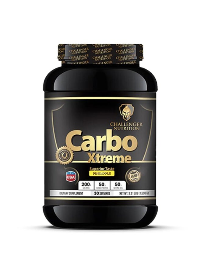 CHALLENGER NUTRITION كارب أناناس 1.5 كجم (3.31 رطل) 30 حصة - Image 1