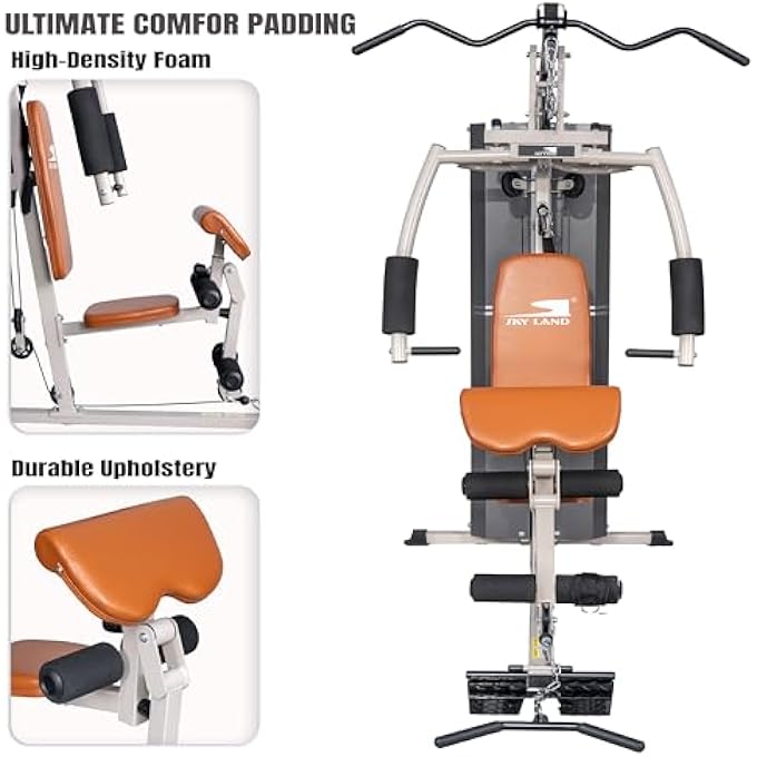 Sky Land Multi-Station Home Gym Equipment, Single, 2-Station & 3-Station Strength Training Machines, Full Body Workout & Muscle Building Fitness Equipment - Image 4