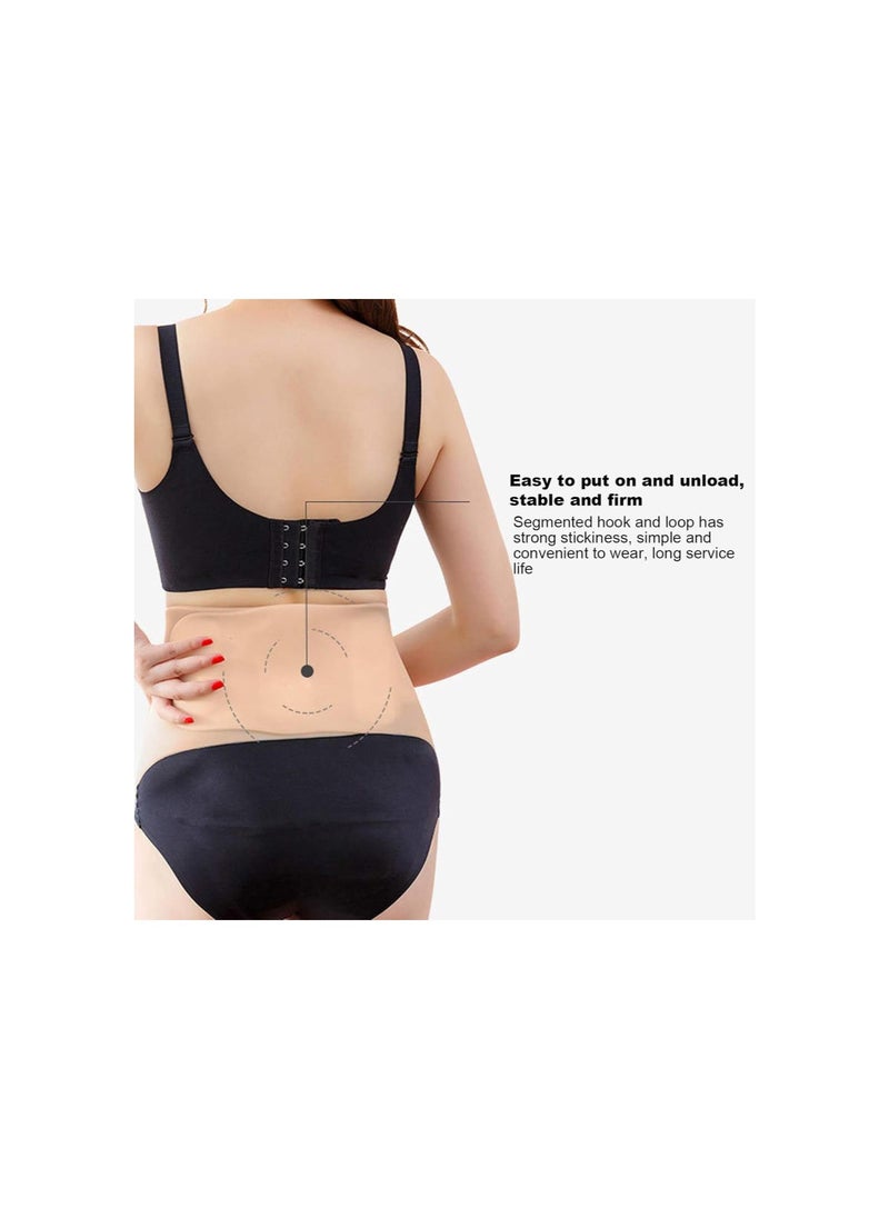 silvercnc - Fake Pregnant Belly, Silicone Artificial Tummy Skin Color False Pregnancy Belly for Photography Props, Screen Performance, Costume Cosplay, 3 to 10 Month(XL-color) - Image 1