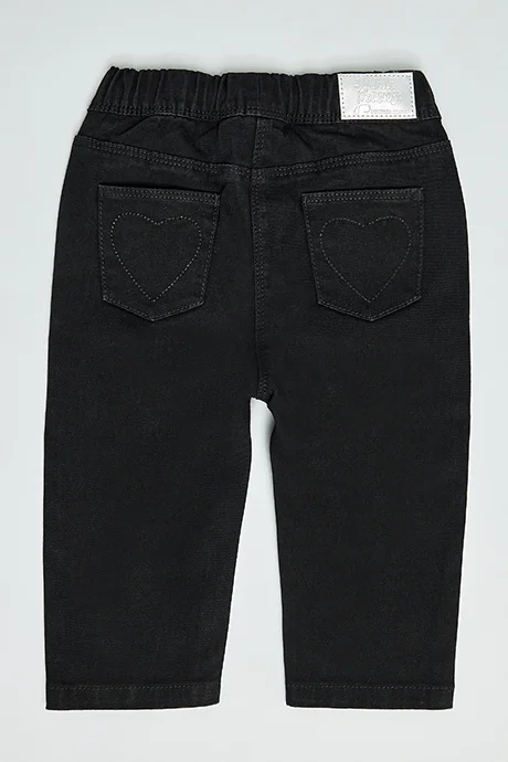 أر أند بي Solid Jeggings with Elastic Waist