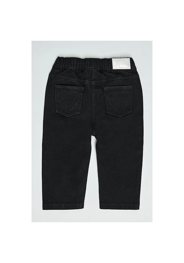 أر أند بي Solid Jeggings with Elastic Waist