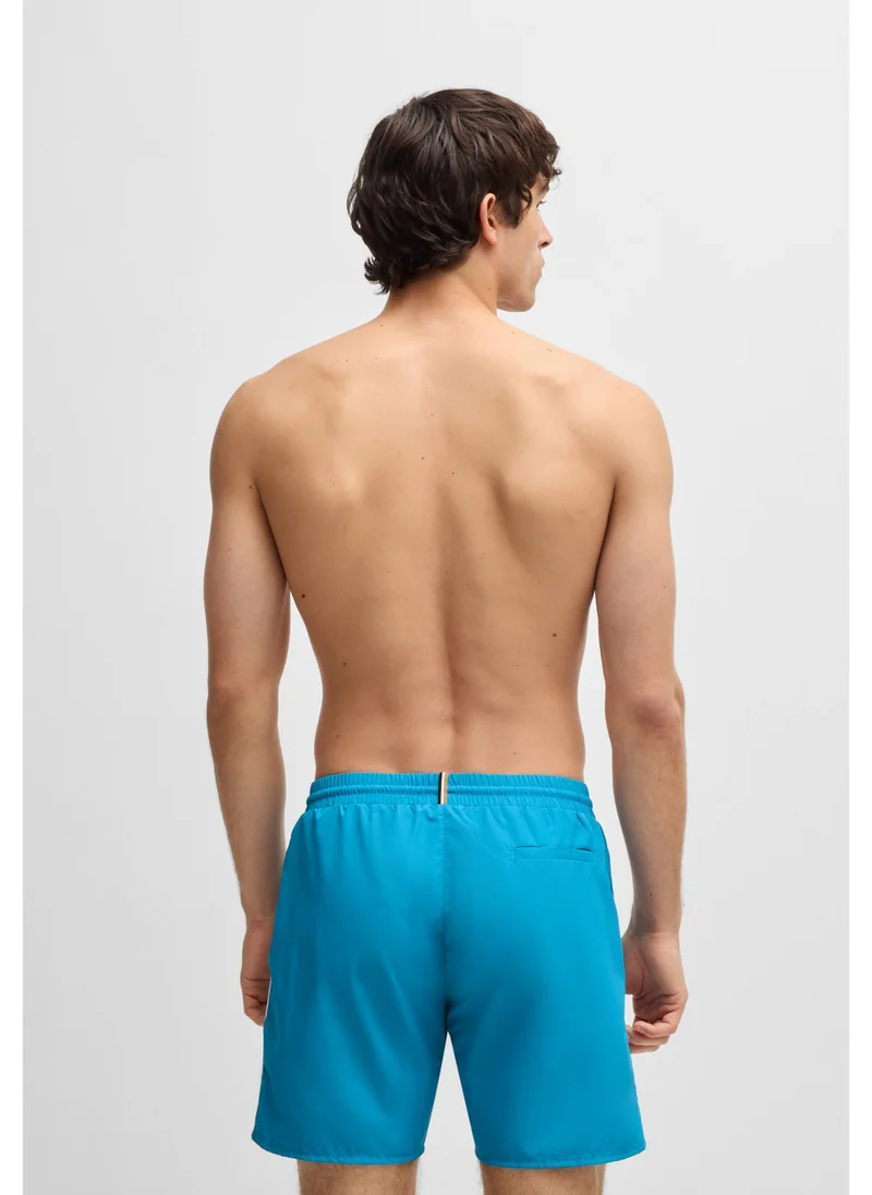 BOSS Quick-drying swim shorts with contrast details