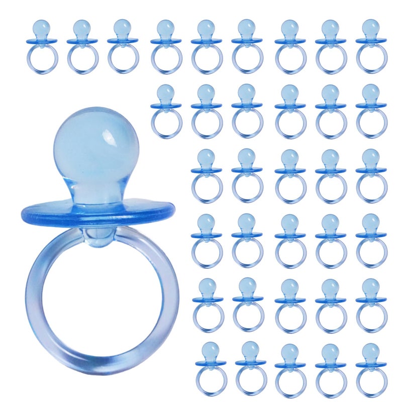 EVER SHINE Baby Pacifier 2.5" Baby Shower Favors Decoration (Blue, 36 Count) - Image 1