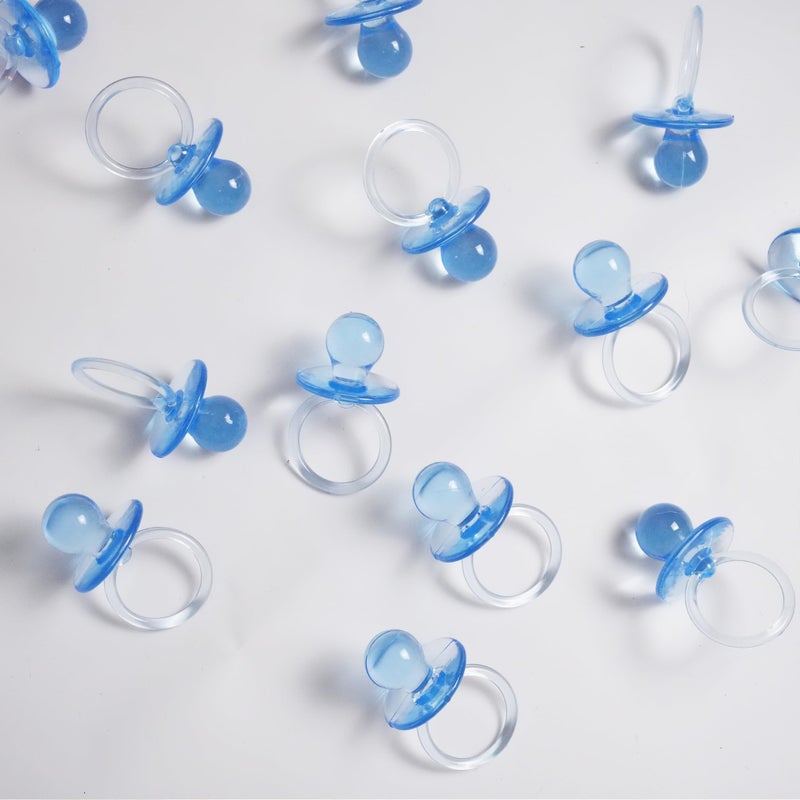 EVER SHINE Baby Pacifier 2.5" Baby Shower Favors Decoration (Blue, 36 Count) - Image 4