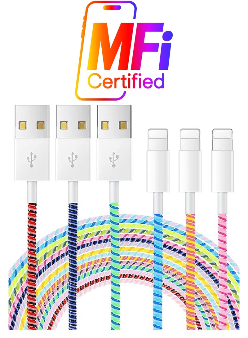 PROMASS Pieces Spiral Cable Protector Charger Cable Saver Protector Headphone Cable Saver for USB Data Cable, Prevent Pets from Biting The Cable - Image 1