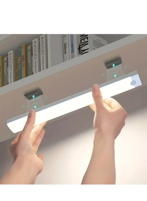 Light Up Your Home With 1pc Motion Sensor Cabinet Light - USB Rechargeable & Battery Powered!
