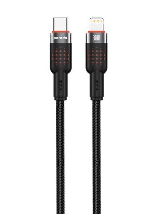 Type-C to Lightning 1.2m - Black