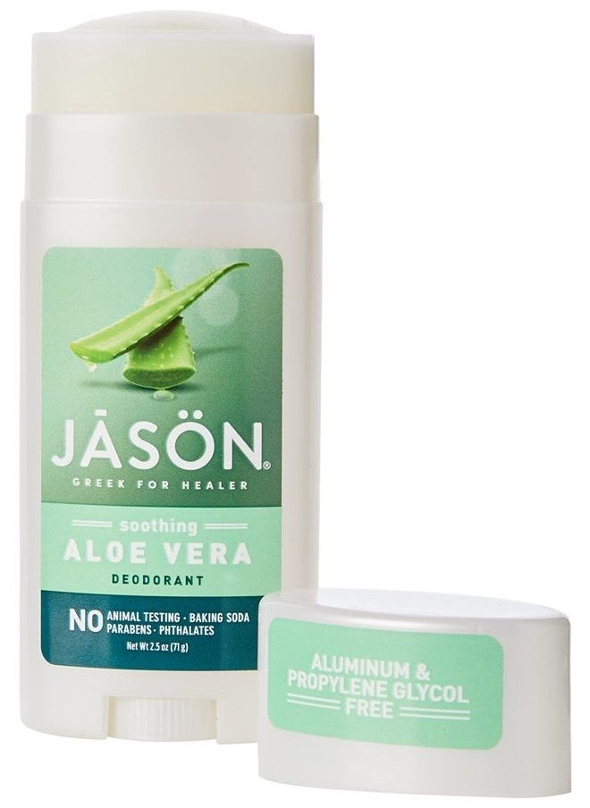 Jason Jason Aluminum Free Deodorant Stick, Soothing Aloe Vera, 2.5 Oz (Packaging May Vary)  - Image 3