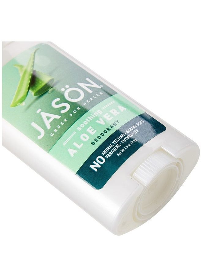 Jason Jason Aluminum Free Deodorant Stick, Soothing Aloe Vera, 2.5 Oz (Packaging May Vary)  - Image 4