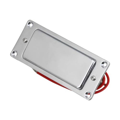 Lovermusic 92x37mm Silver Mini Double Coil Humbucker Electric Guitar Pickup Closed Guitar Accessories - Image 1