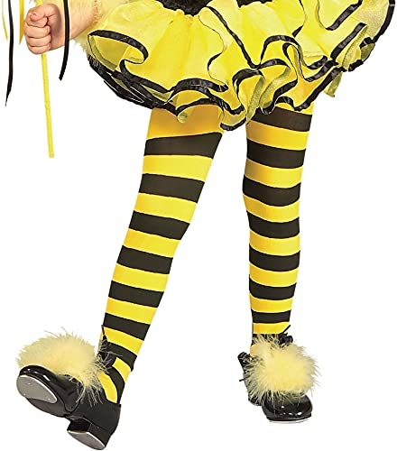 Rubies Child's Striped Bumble Bee Tights - Image 3