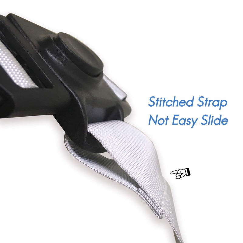 ZARPMA High Chair Straps, 3 Point Harness Straps Belt for Child Kid Chair Strap for IKEA Antilop High Chair (Grey) - Image 4