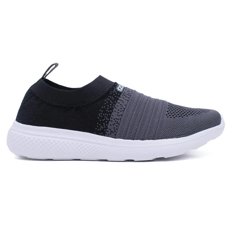 أسيان Grey Slip-On Sports Shoes for Women