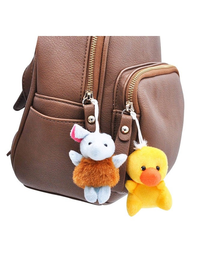 JOYIN 24 Pack Mini Animal Plush Toy Assortment (24 Units 3" Each), Animals Keychain Decoration for Kids, Small Stuffed Animal Bulk for Kids, Carnival Prizes, School Gifts, Valentine's Day Party Favors - Image 5