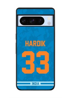 Rugged Black Edge case for Google Pixel 8 Pro, Custom Slim fit Flexible Anti Drop Thin Phone Case Cover - Team India Hardik Pandya, Jersey No 33
