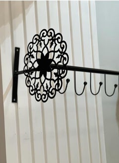 alimforyou Clothes hangers black wall iron 50 cm  - Image 1