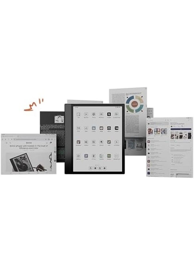 BOOX - Note Air4 C eReader Tablet | 10.3" Kaleido 3 Color E-Ink Display, Android 13, 6GB RAM + 64GB Storage, Stylus Support, Bluetooth, Wi-Fi – Eye-Friendly Digital Reading & Note-Taking - Image 1