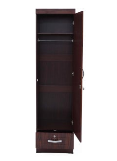 Empire Furniture Wooden Wardrobe Cabinet, Single Door with Mirror and Drawer, Mahogany (Brown/Black), 190x51x53 cm - pzsku/Z77D210983CC3813F2354Z/45/_/1734366704/ed350354-ee29-4fdd-b2cb-e1db62b2649c