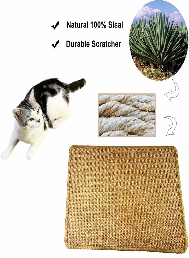 بي بي هاو بيسيك PPHAO - خدش للقطط الكبيرة - وسادات خدش للقطط المنزلية - يمنع القطط من خدش الأثاث - حصيرة خدش للقطط من السيزال - Image 3