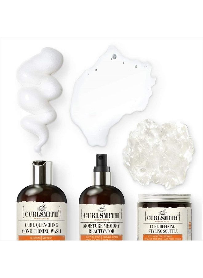 CURLSMITH Curlsmith - Wash & Go High Definition Curls Kit: 3-Step System - Vegan Haircare for Dry, Wavy, Curly or Coily Hair  - Image 3