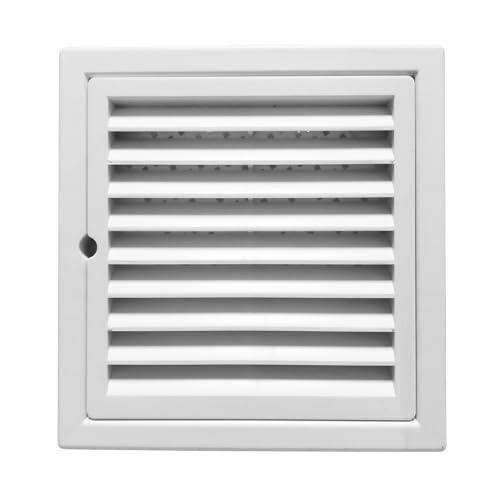 Ardnib 6 Inch Vent Cover/Ventilation Vent Cover/Chimney Pipe outer Vent Cover/Used for Anti Cockroach, Lizards, Insects, 150 mm Exhaust Fan Cap Chimney Pipe Cowl (ABS WHITE, 6 INCH) - Image 1