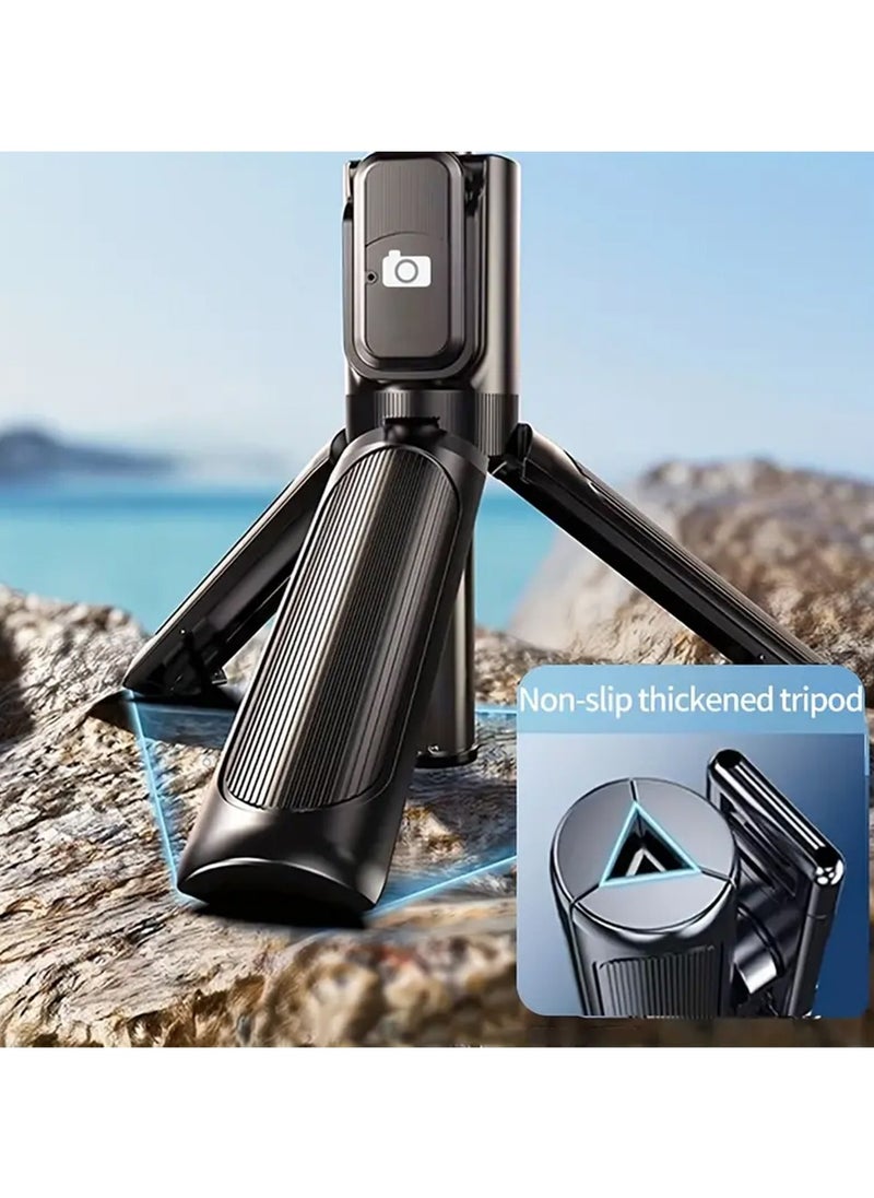 X-level Portable Selfie Stick Tripod with Remote,Compact Photo Video Wireless Selfie Stick Tripod Stand 360° Rotate Travel for Cell Phones Apple iPhone Pro Max 16/15/14/13 Samsung Galaxy S25/24/23  - Image 4
