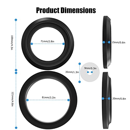 Ancable 34120 Waste Ball Seal for Thetford Style II & Style Plus Toilets Replacement RV Toilet Seal Kit for Thetford Aqua Magic Style Plus, Style Lite, Style II, and Residence - Image 4