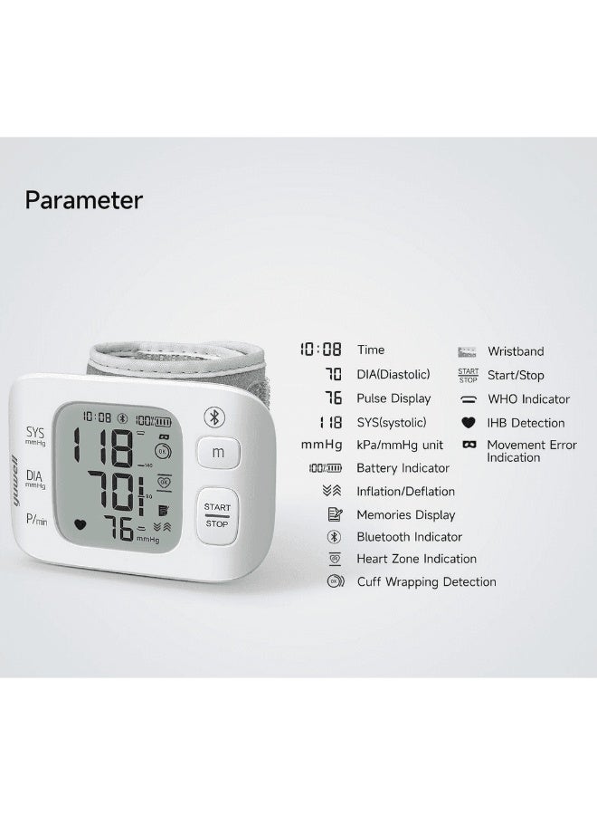 Yuwell Blood Pressure Monitor Wrist YE8800AR - Image 5