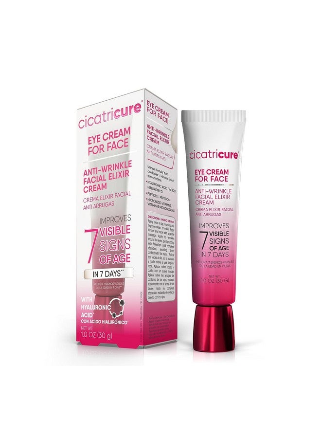 CICATRICURE Icatricure Eye Antiwrinkle Cream For Face With Peptides And Micronized Vitamins For Fine Lines & Wrinkles Dark Circles And Eyes Bags ; Long Lasting Hydration Oilfree 1 Oz - Image 1