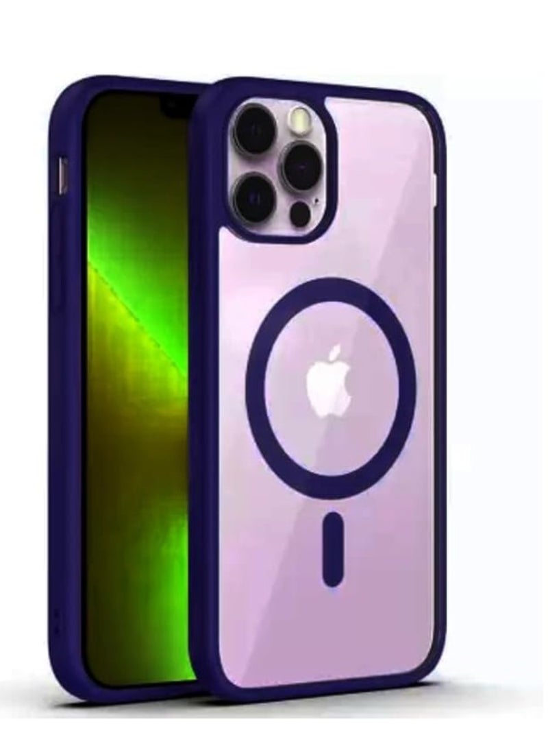 DIGI CORE iPhone 14 Pro Case Mag-Safe Case 6.1 inch Anti-Yellowing Military Drop Protection Shockproof Protective Phone Magnetic Case 6.1 inch For iPhone 14 Pro Magsafe Case Purple