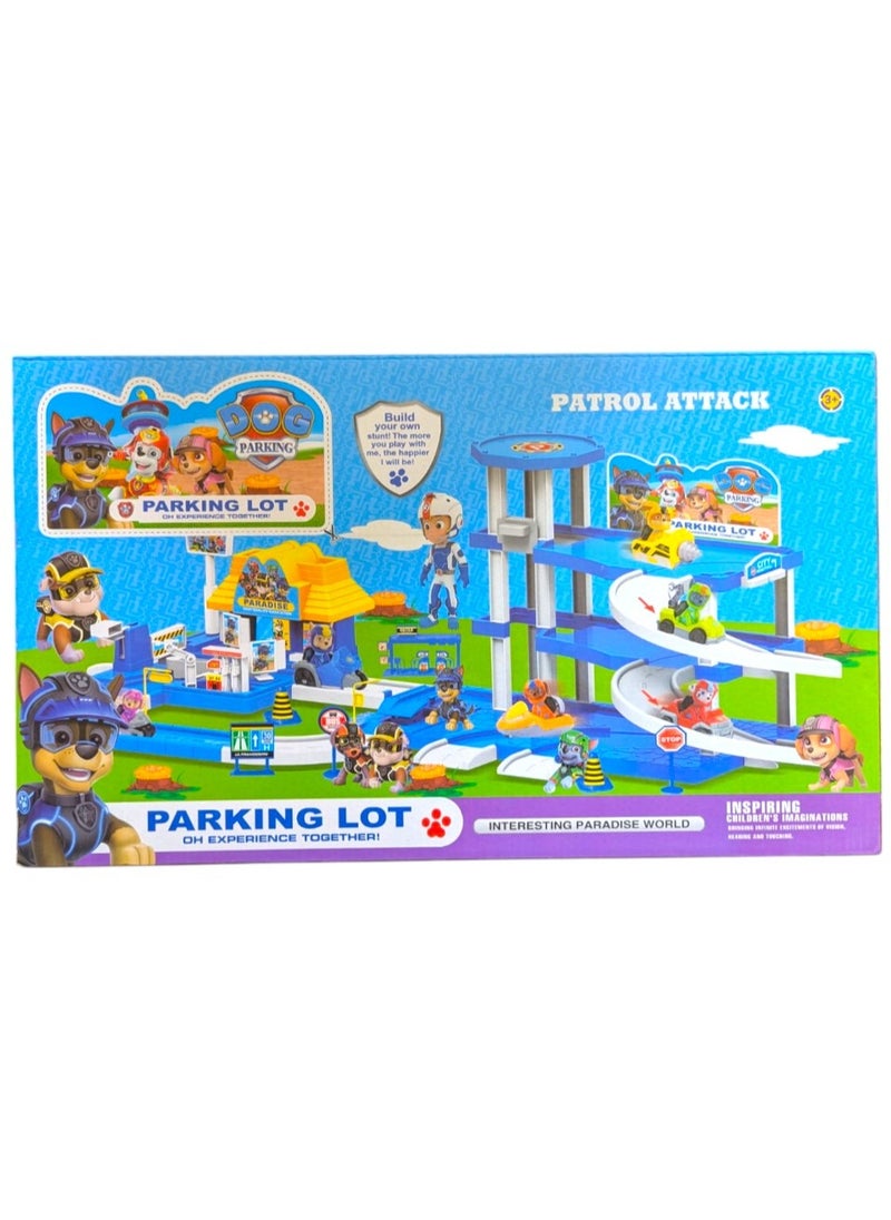 Paw Patrol Toys - Paw Patrol  parking lot Tower Playset Toys for Boys Pre School with Cars - Image 1