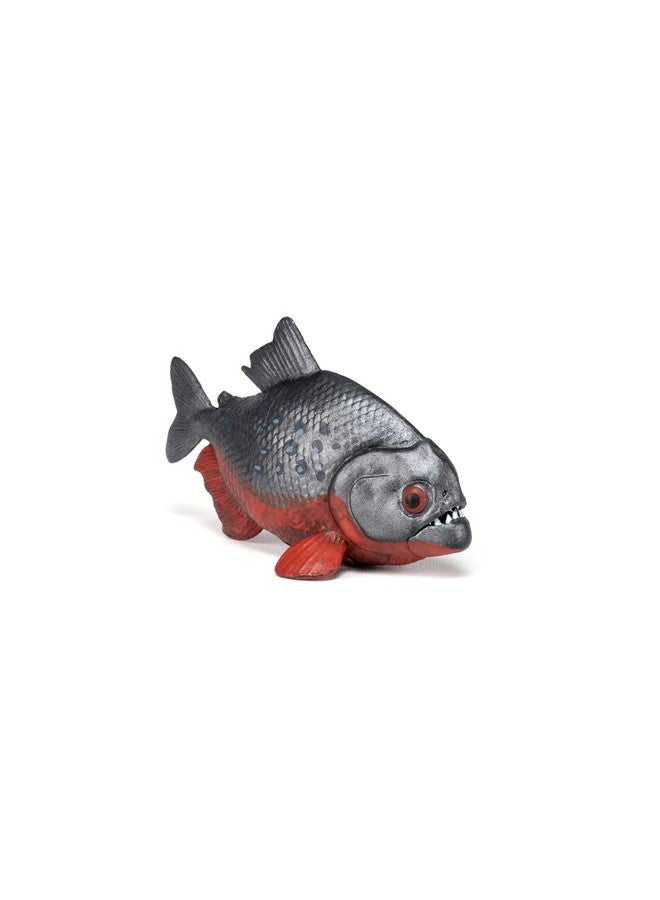 Papo - Piranha Figurine - 3 Years Old - Freshwater Animals - Educational Toy for Wild Fish - Realistic Hand-Painted Figurine - 6.6 x 3.2 x 4 cm - Fun Gift idea for Children - Piranha Toy - Image 4