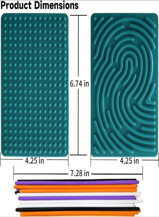 ZELVO Montessori Sensory Activity Board for Kids - Silicone Maze Tracing Toy, Fine Motor Skill Learning Educational Toy (Multicolor, 3+ Years) - Image 5