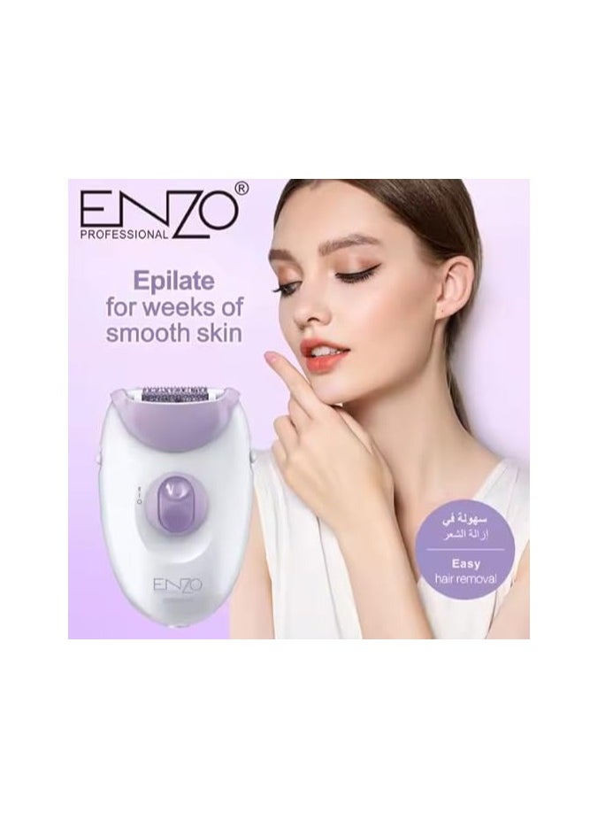 ENZO EN-AIR Rechargeable Hair Removal Device - Professional Electric Shaver for Women, Waterproof by Generic, Multi-Color, Trimmer Attachments Included  - Image 5