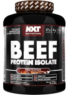 NXT Nutrition Beef Protein Isolate Zero Dairye Cola Flavour 60 Servings 1.8 kg 