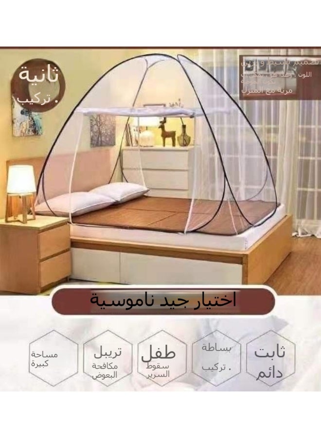 Portable Folding Mosquito Net Tent – Outdoor Camping Mosquito Shelter for 1m Bed or Dorm Use - Image 3