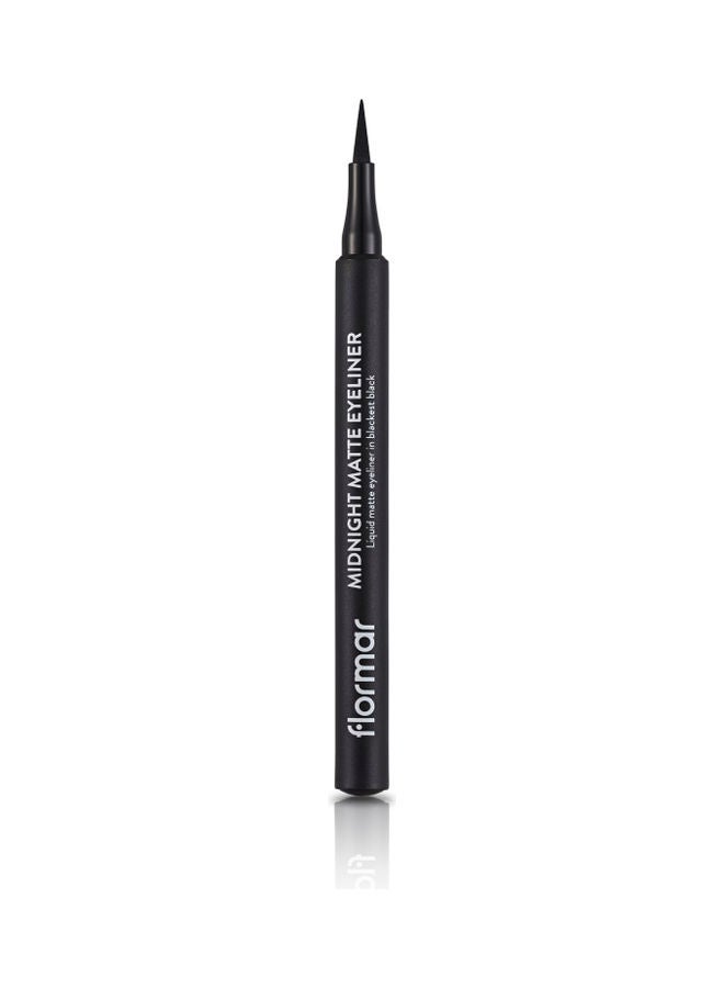 flormar Midnight Matte Eyeliner Black - Image 1