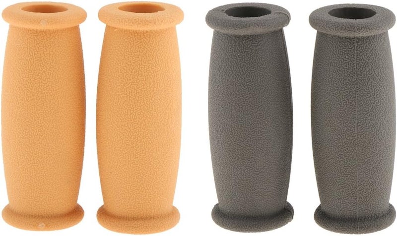 klarako 2 Pairs Soft Rubber Crutch Hand Grip Cover/Walker Hand Grip Covers Pad Cushion Anti Silp Crutch Handle Pads Mobility Aid Hand Cushion - Image 1
