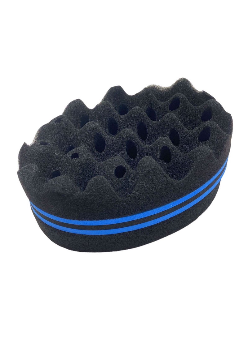 globalstar Globalstar Double Sided Barber Hair Brush Sponge For Afro Curl HS405-01  - Image 1