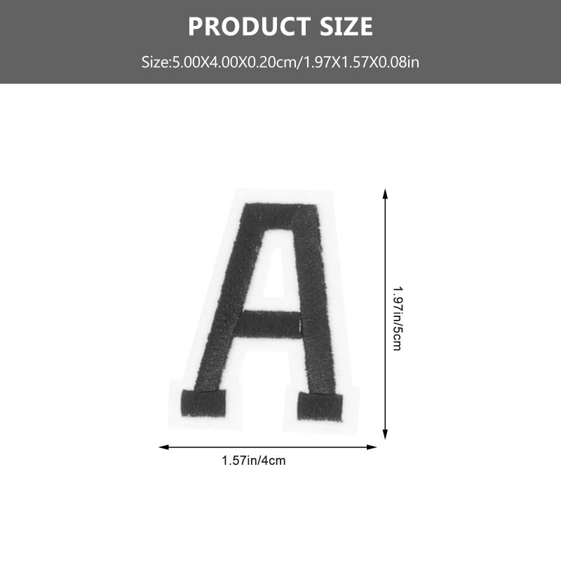 26 Pcs Black Iron On Patches For DIY Clothing Decoration On Jackets Hats Jeans - Image 3