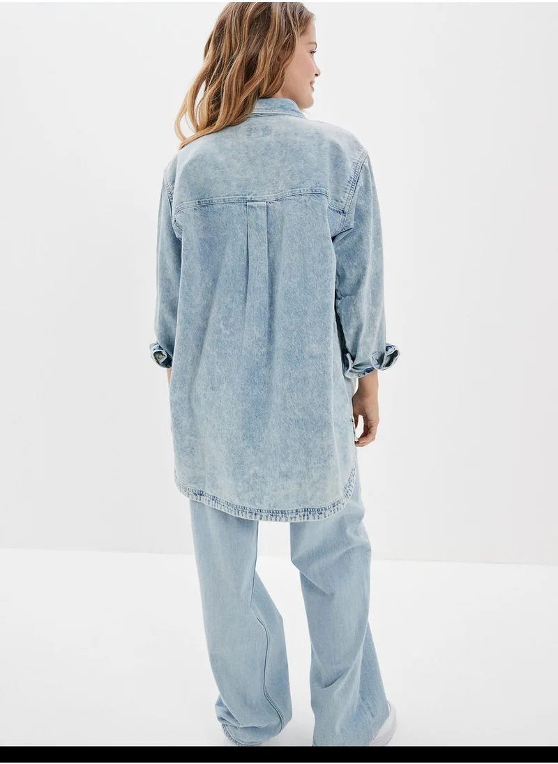 American Eagle Pocket Detail Shirt