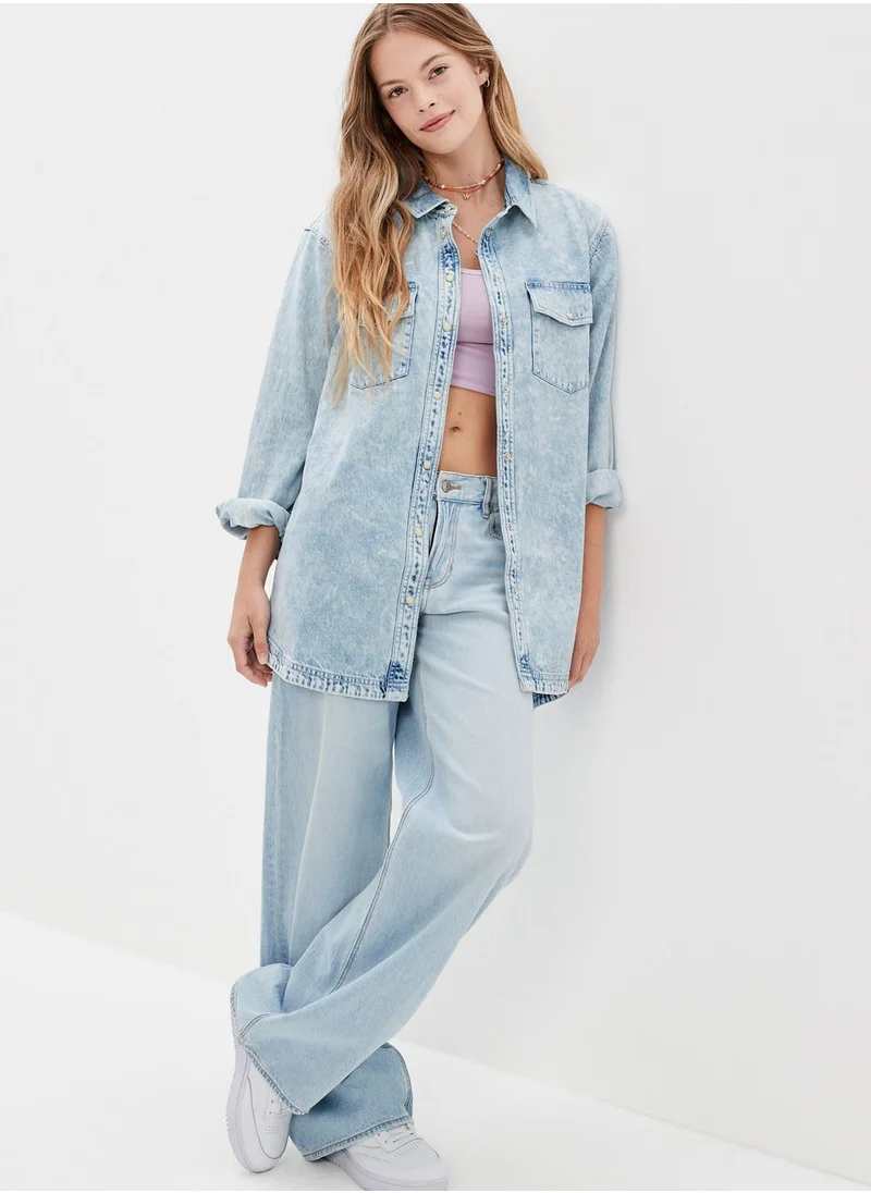American Eagle Pocket Detail Shirt