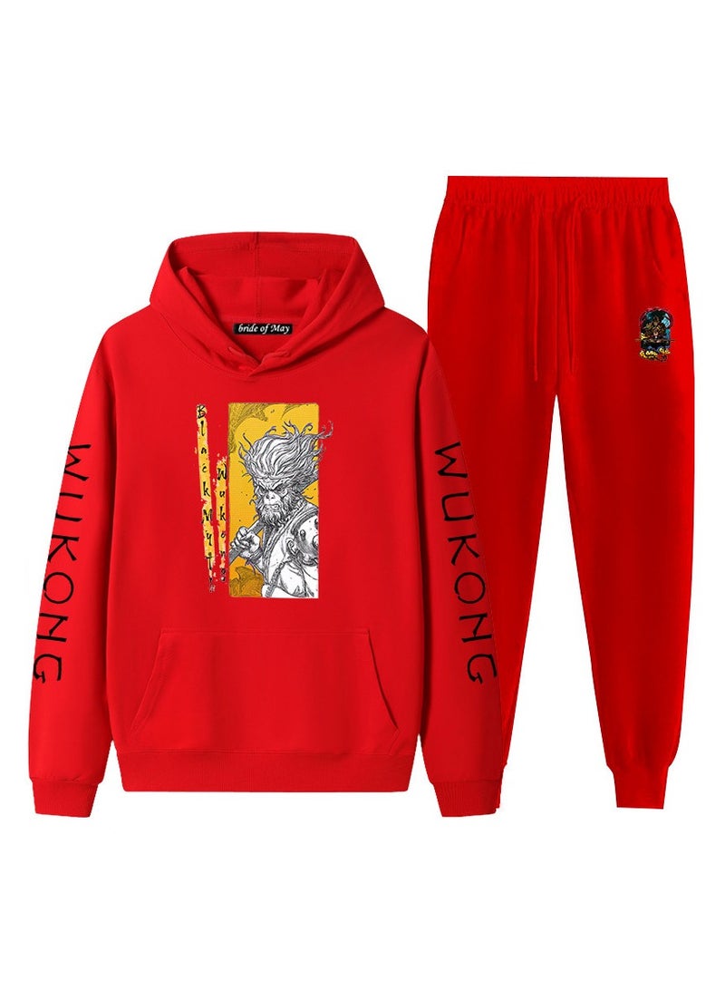 MQD Black Myth Wukong Hooded Sweatshirt Sports Suit