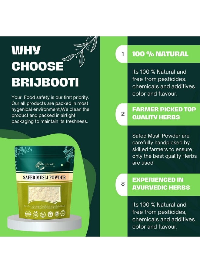 BrijBooti بودرة بريجبوتي سافيد موسلي (100 غ) موسلي نقي وطبيعي للقدرة والحيوية والقدرة على التحمل - Image 5