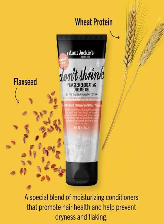 Aunt Jackie's Don't Shrink Flaxseed Elongating Curling Gel 3 Oz - Image 5