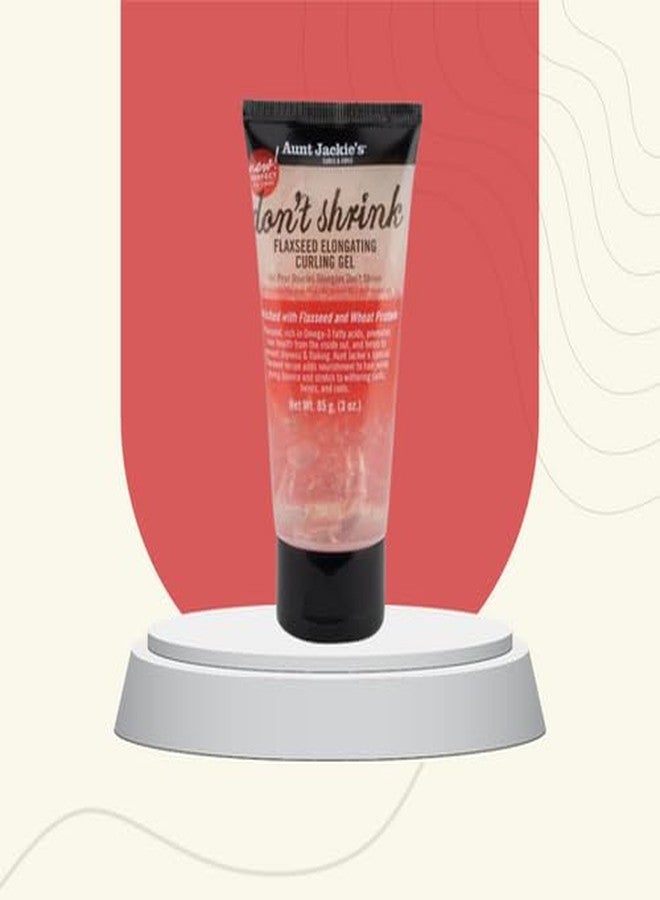 Aunt Jackie's Don't Shrink Flaxseed Elongating Curling Gel 3 Oz - Image 4