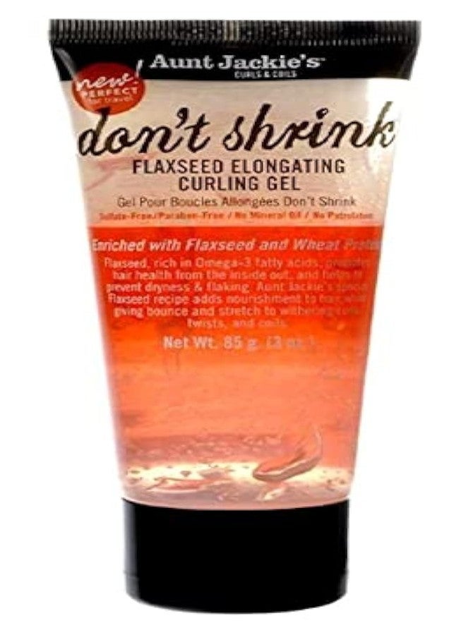 Aunt Jackie's Don't Shrink Flaxseed Elongating Curling Gel 3 Oz - Image 1